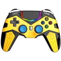 Wireless Gaming Controller iPega Pg-P4019A touchpad Ps4 Yellow  033534927871