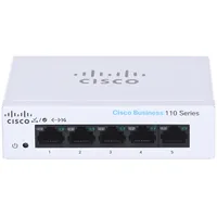 Cisco Cbs110 Unmanaged L2 Gigabit Ethernet 10/100/1000 1U Grey  Cbs110-5T-D-Eu 889728326605 Wlononwcrbem7