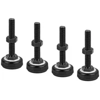 Set of leveling feet M10 for cabinets Ak-1602-B  Nulagor00000109 5901969441079