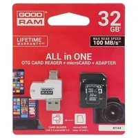Goodram Microsd 32Gb All in one class 10 Uhs I  Card reader M1A4-0320R12 5908267930274