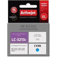 Activejet Ab-3213Cn Ink cartridge Replacement for Brother Lc3213C Supreme 7 ml cyan  5901443119067 Expacjabr0102