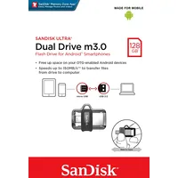 Sandisk Ultra Dual M3.0 128Gb  Sddd3-128G-G46 619659149697 Pamsadfld0171