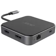 Acer 7-In-1 Usb Type-C Dock  Ethernet Lan Rj-45 ports 1 Displayports quantity Hdmi Hp.dscab.013 4712842946397