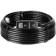 Active extension Usb 2.0 A-M A-F cable, 10 m long. Power supply option.  Adr-210