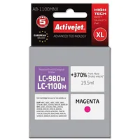 Activejet Ab-1100Mnx ink Replacement for Brother Lc1100/Lc980M Supreme 19.5 ml magenta  5901452124830 Expacjabr0019