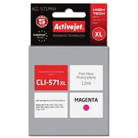 Activejet Acc-571Mnx Ink cartridge Replacement for Canon Cli-571Xlm Supreme 12 ml magenta  5901443103189 Expacjaca0145