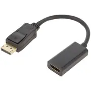 Adapter Displayport plug,HDMI socket 1.2 100Mm  Hdmi-Dp-Adap-01 67881