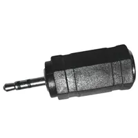 Adapter Jack 2.5Mm plug,Jack 3.5Mm socket black  Ca1103