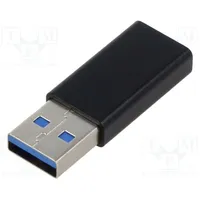 Adapter Usb 3.0 A plug,USB C socket nickel plated 5Gbps  Ak-300524-000-S