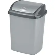 Atkritumu spainis Dominik 25L 36,5X29,1X48Cm sudraba  0805322877 3253925322185