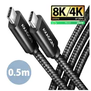 Axagon  Newgen Usb-C to 4 Gen 32/240 W cable, 0.5 m Bucm4X-Cm05Ab 8595247909404