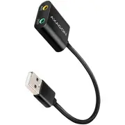 Axagon Usb sound card with 15 cm cable and metal body.  Ada-12
