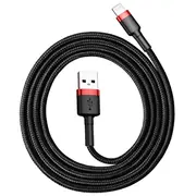 Baseus Calklf-A19 Usb Lightning kabelis 2.4A  0.5M sarkansmelns 6953156274945