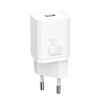 Baseus Super Si Quick Charger 1C 25W with Usb-C cable for  1M White Tzccsup-L02