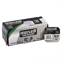 Bat321.Mx1 321 baterijas 1.55V Maxell sudraba-oksida Sr616Sw iepakojuma 1 gb.  3100000527983