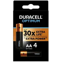 Baterijas Duracell Optimum Aa Lr6 4 gab. Aldu064Opt  Azdurub6Oplr601 5000394158696 4Szt