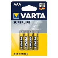 Baterijas Varta Aaa Superlife Zinc Carbon 4 Pack  4008496676187