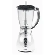 Blenderis Floria Zln 3081 Balts, jauda 300W, ietilpība 1.5L, 3 ātrumi, impulsa funkcija, plastmasas  8682744808566