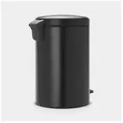 Brabantia atkritumu tvertne ar pedāli Newicon, 20 l, Matt Black 114106  8710755114106