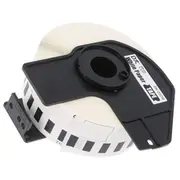 Brother Dk-22210 Continuous Length Paper Tape Black On White 29 mm x30.48m  497776662818