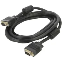 Cable D-Sub 15Pin Hd plug,both sides black 3M Øcable 8Mm  Cg341D-3.0