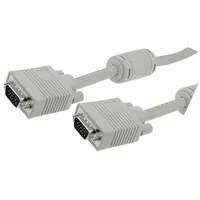 Cable D-Sub 15Pin Hd plug,both sides grey 3M  Ak-310103-030-E