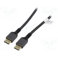 Cable Displayport 1.4,Hdcp 2.2 plug,both sides  Db-340201-030-S