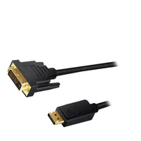 Cable Displayport 1.2 plug,DVI-D 241 plug 2M  Cv0131