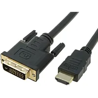 Cable Dvi-D 241 plug,HDMI plug Pvc 1.8M black  Cg481G-018-Pb