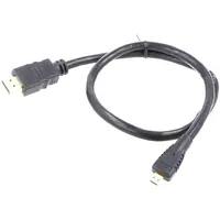 Cable Hdmi 1.4 plug,micro plug Len 0.5M black  Savkabelcl-149