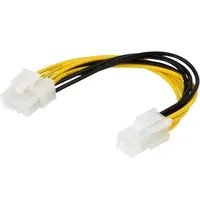 Cable mains Atx P4 male,EPS 8Pin female 0.15M  Ak-Ca-10