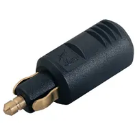 Cigarette lighter plug mini 12Mm 8A Sup.volt 1224Vdc black Usa  Procar-67751500