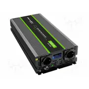 Converter Dc/Ac 3Kw Uout 230Vac 24Vdc 240X405X90Mm Ppeak 6Kw  Qoltec-51923 51923