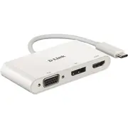 D-Link Dub-V310 dokstacija Vadu Usb 3.2 Gen 1 3.1 Type-C Balts  790069450457