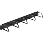 Delock 19Prime Cable Management Panel black  42496 4043619424962