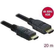 Delock Active Hdmi Cable 4K 60 Hz 20 m  85286 4043619852864