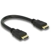 Delock Cable High Speed Hdmi with Ethernet A male  4K 25 cm 83352