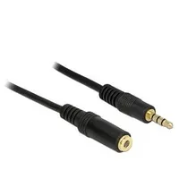 Delock Extension Cable Audio Stereo Jack 3.5 mm male  female Iphone 4 pin 2 m 84667