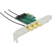 Delock Pci Express x1 Card Gt Mini Pcie Slot  3 Rp-Sma Ports 89294 4043619892945
