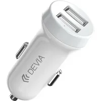 Devia car charger Smart 2X Usb 3,1A white  microUSB cable Bra007430 6938595331183