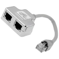 Digitus Cat 5E patch cable adapter, 2X 5E, shielded 	Dn-93904 Black, Rj45 socket to plug, 0.19 m  Akass093904 4016032267164 Dn-93904