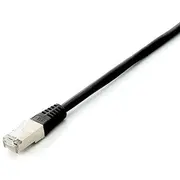 Equip 645697 tīkla kabelis Melns 0,5 m Cat6A S/Ftp S-Stp  4015867228562