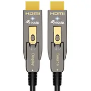 Equip Hdmi Hs Ethernet 2.0 D-A D-Aoc 4K/60Hz  10.00M grau 119411 4015867242599 549729