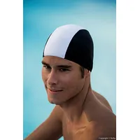 Fabric swimcap for men Fashy 3241 22 black/white  645Fa324122 4008339034129