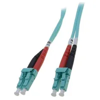 Fiber patch cord Om3 Lc/Upc,Both sides 7M Lszh turquoise  Dk-2533-07/3