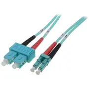 Fiber patch cord Om3 Lc/Upc,Sc/Upc 2M 50/125Um Lszh grey  Dk-2532-02/3