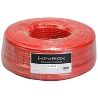 Flexbox ugunsdrošības signalizācijas kabelis 1X2X0.8Mm Cu ar ekrānu, sarkans, 100M  Dl-1X2X0.8 J-YStY 2000007078260