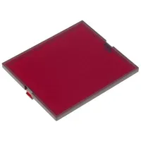 Front panel X 42Mm Y 49Mm Z 2.8Mm Modulbox red  3M/821P