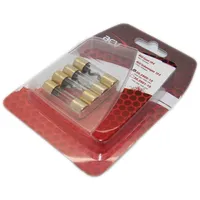 Fuse fuse glass 40A Conductor silver gold-plated 4Pcs.  Agu-40S 30.3900-40