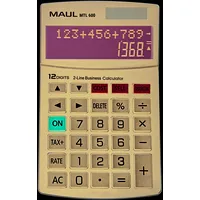 Galda kalkulators Maul Mtl 600, 12 cipari, 2 rindiņas, kursora taustiņi  250-08307 4002390085564